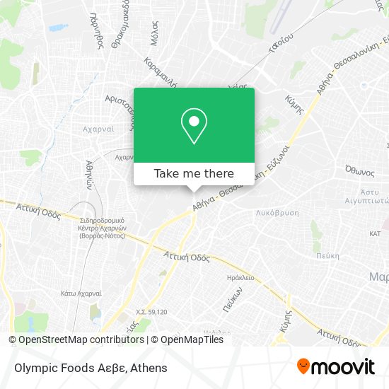 Olympic Foods Αεβε map