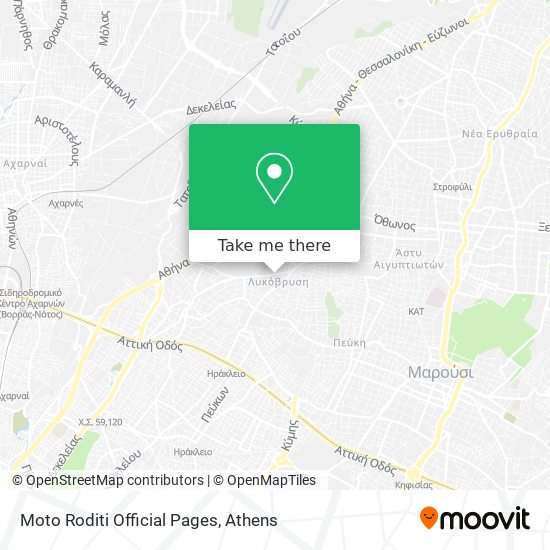 Moto Roditi Official Pages map