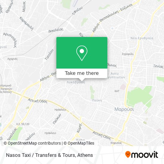 Nasos Taxi / Transfers & Tours map