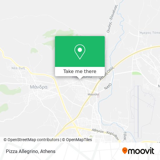 Pizza Allegrino map