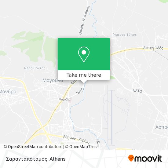 Σαρανταπόταμος map