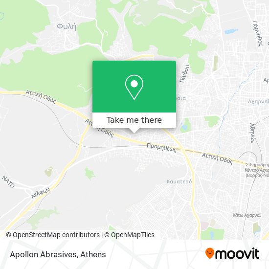 Apollon Abrasives map