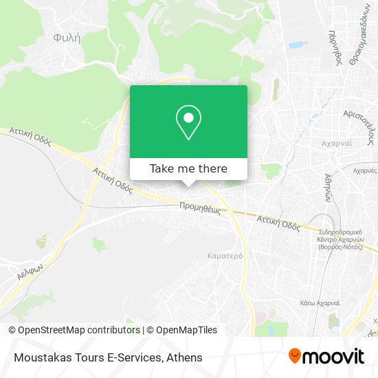 Moustakas Tours E-Services map