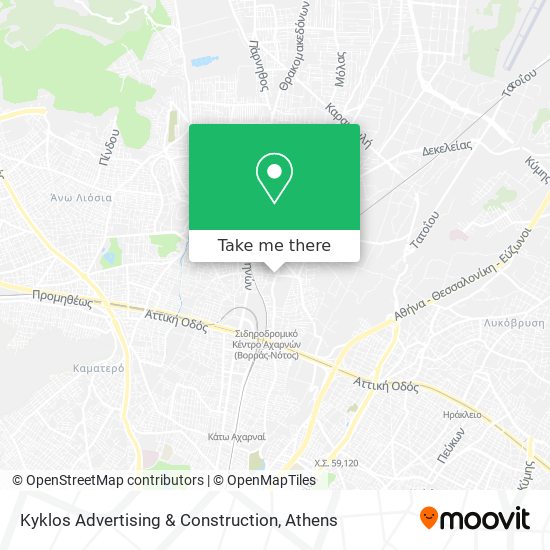 Kyklos Advertising & Construction map