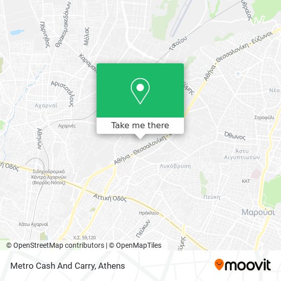 Metro Cash And Carry map