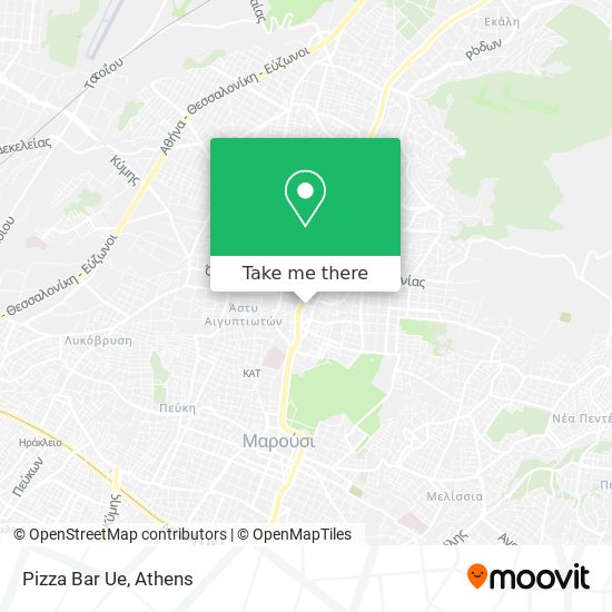 Pizza Bar Ue map