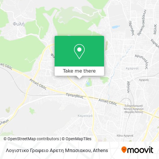 Λογιστικο Γραφειο Αρετη Μπασιακου map