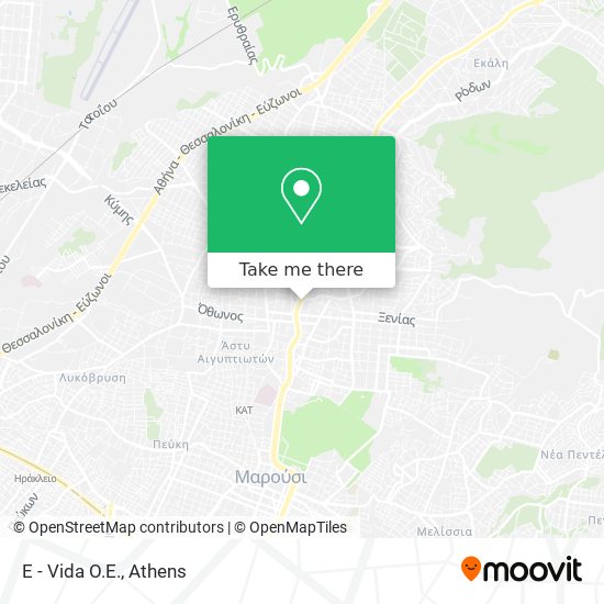 E - Vida O.E. map