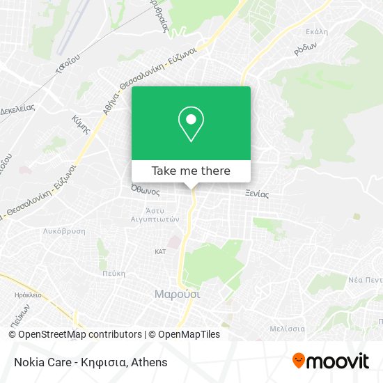 Nokia Care - Κηφισια map