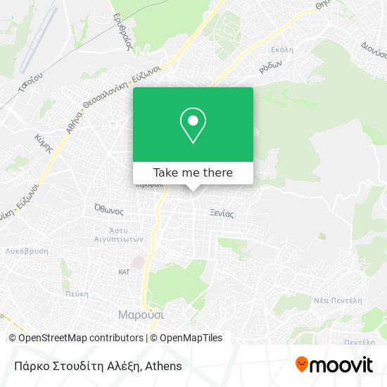 Πάρκο Στουδίτη Αλέξη map
