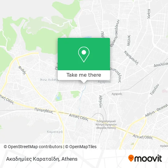 Ακαδημίες Καραταΐδη map