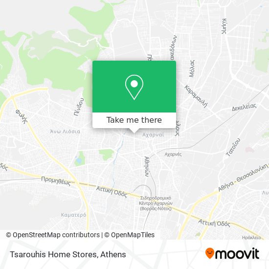 Tsarouhis Home Stores map