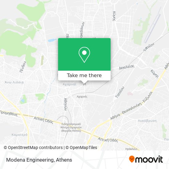 Modena Engineering map