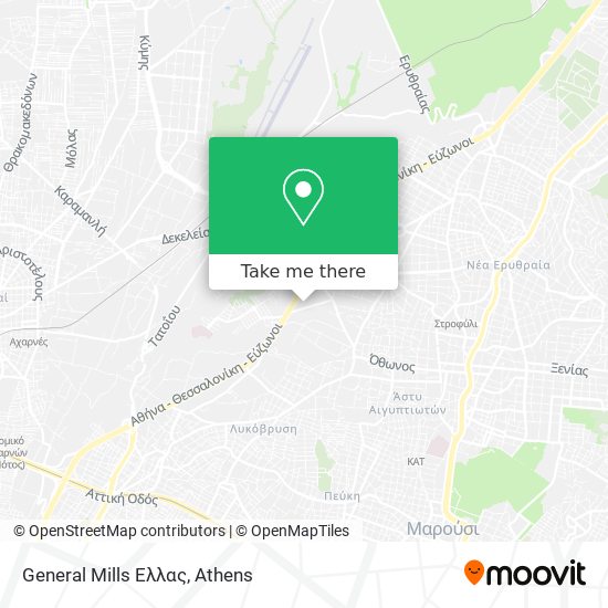 General Mills Ελλας map
