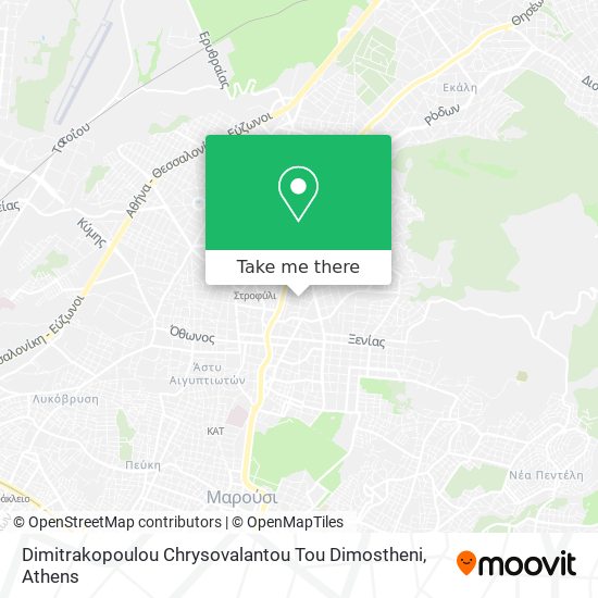 Dimitrakopoulou Chrysovalantou Tou Dimostheni map