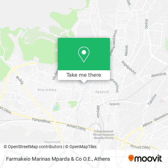 Farmakeio Marinas Mparda & Co O.E. map