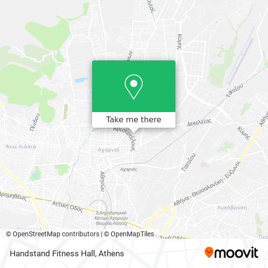 Handstand Fitness Hall map