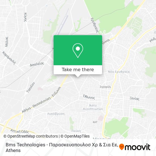 Bms Technologies - Παρασκευοπουλοσ Χρ & Σια Εε map