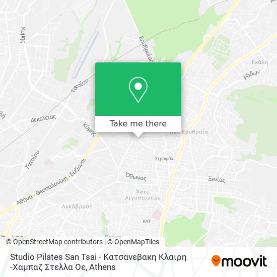 Studio Pilates San Tsai - Κατσανεβακη Κλαιρη -Χαμπαζ Στελλα Οε map