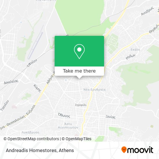 Andreadis Homestores map