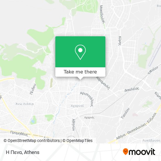 Η Πενα map