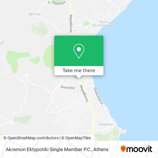 Akremon Ektypotiki Single Member P.C. map