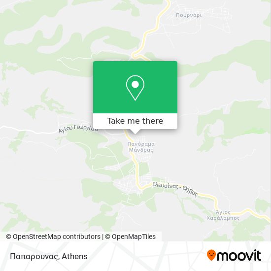 Παπαρουνας map