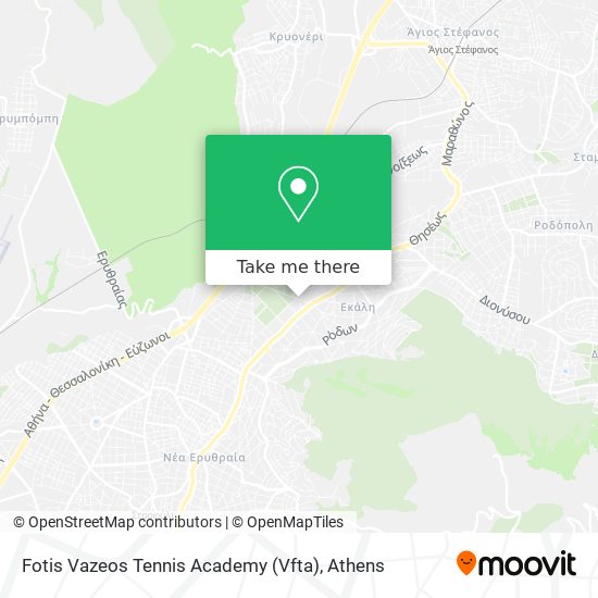 Fotis Vazeos Tennis Academy (Vfta) map