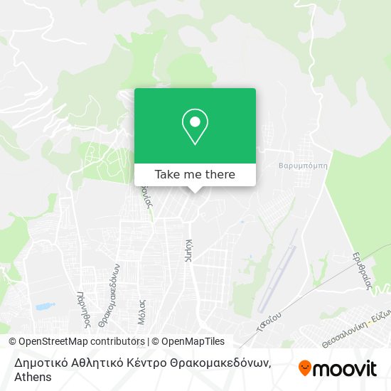 Δημοτικό Αθλητικό Κέντρο Θρακομακεδόνων map