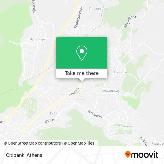 Citibank map