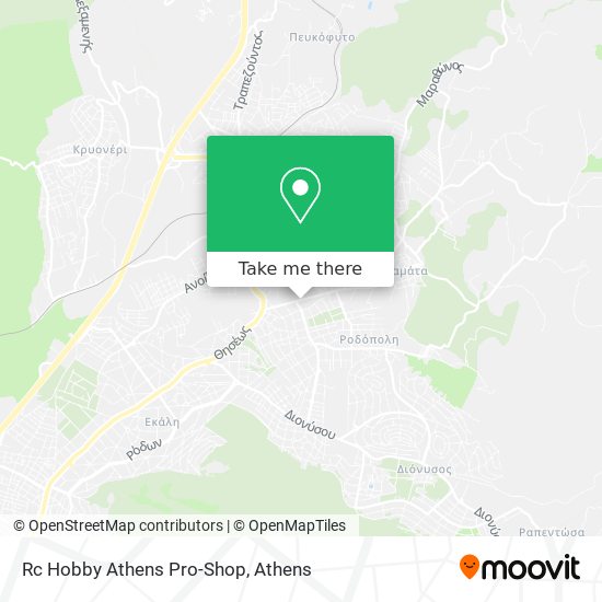 Rc Hobby Athens Pro-Shop map