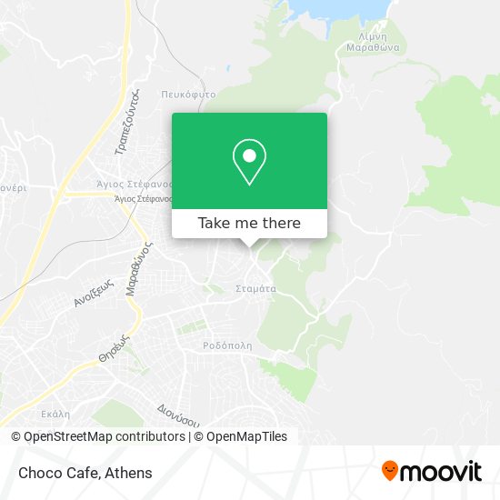 Choco Cafe map