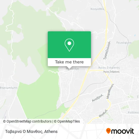Ταβερνα Ο Μανθος map