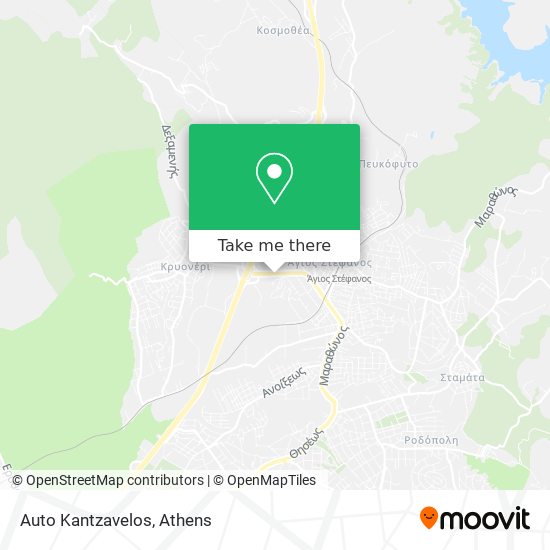 Auto Kantzavelos map