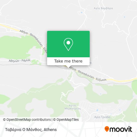 Ταβέρνα Ο Μάνθος map