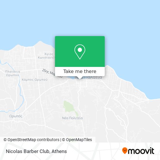Nicolas Barber Club map