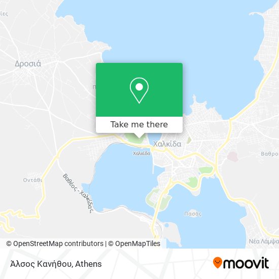 Άλσος Κανήθου map