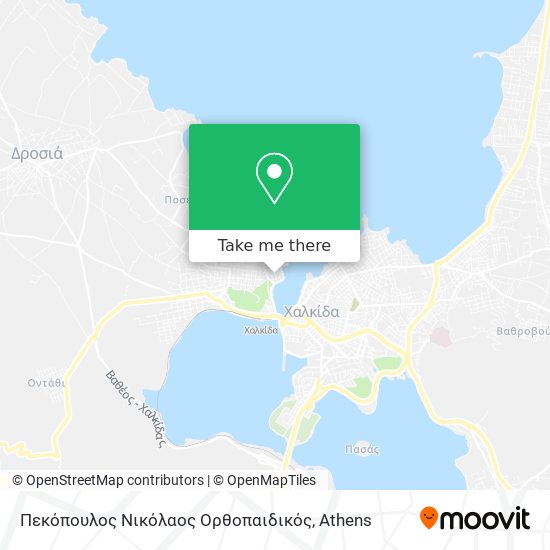Πεκόπουλος Νικόλαος Ορθοπαιδικός map