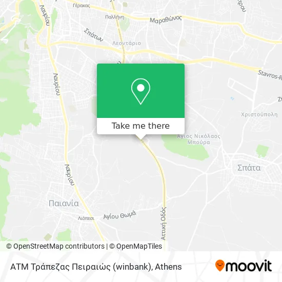 ΑΤΜ Τράπεζας Πειραιώς (winbank) map