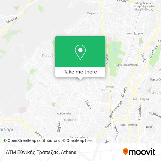 ATM Εθνικής Τράπεζας map