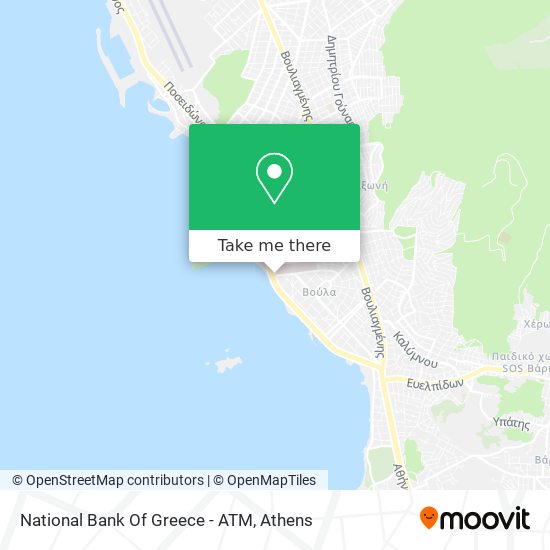 National Bank Of Greece - ATM map