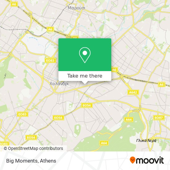 Big Moments map