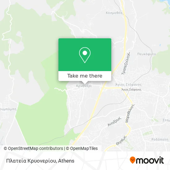 Πλατεία Κρυονερίου map