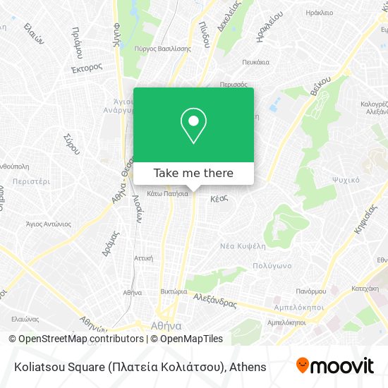 Koliatsou Square (Πλατεία Κολιάτσου) map