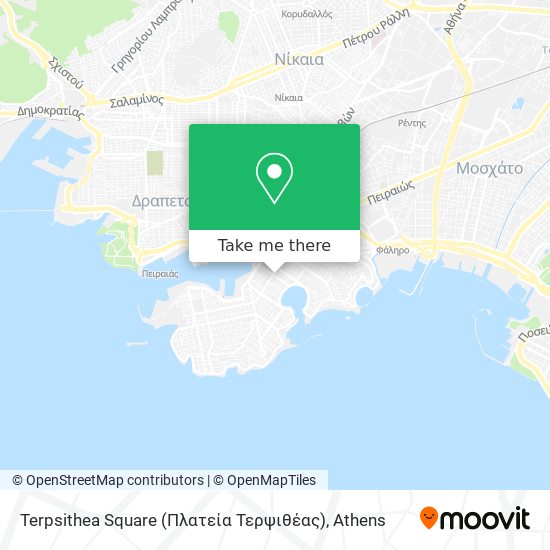 Terpsithea Square (Πλατεία Τερψιθέας) map