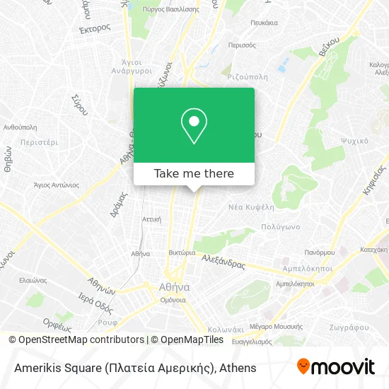Amerikis Square (Πλατεία Αμερικής) map