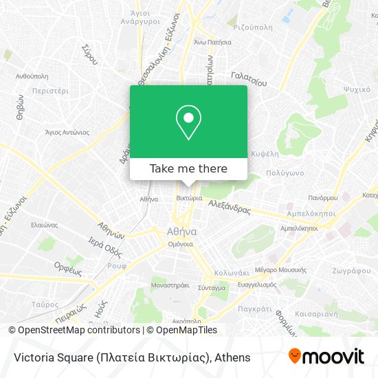 Victoria Square (Πλατεία Βικτωρίας) map