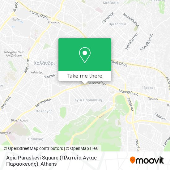 Agia Paraskevi Square (Πλατεία Αγίας Παρασκευής) map