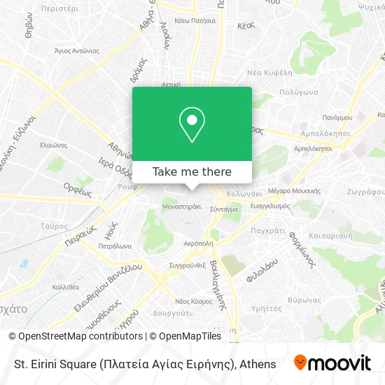 St. Eirini Square (Πλατεία Αγίας Ειρήνης) map