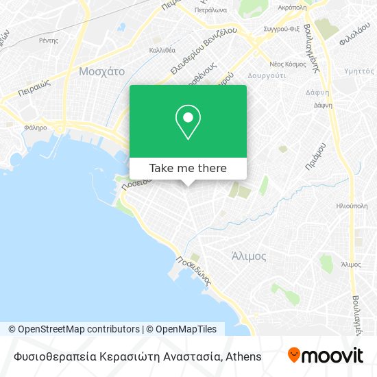 Φυσιοθεραπεία Κερασιώτη Αναστασία map